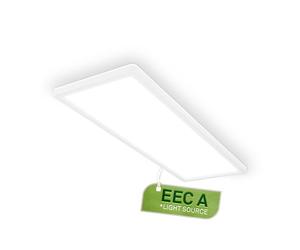 BRILONER - LED Ceiling Lamp, EEC A Light Source, Efficient 14W 3000lm, Flat, Indirect Light, LED Panel, Modern Ceiling Design, Living Room, Kitchen, Bedroom, 58x20x3 cm, White