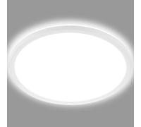 Briloner LED ceiling lamp Slim, round, 42cm