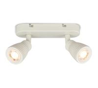 Briloner - LED Ceiling Light Adjustable Warm White 2-Light Off-White 20 cm