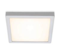 Briloner LED Ceiling Light Fire Matt Chrome 30x30cm 21W 2000lm 3000K