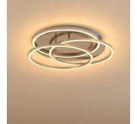Briloner LED Ceiling Light Frame Matt Nickel Ø55cm 60W 3-Step Dim