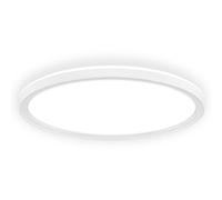 BRILONER - LED Ceiling Light, Indirect Lighting, Slim Design, Step Dimmable, Neutral White, Ceiling Lights Living Room, LED Lights for Bedroom, Kitchen Light, 29 x 3 cm, White