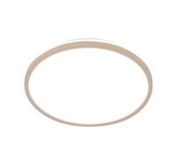 BRILONER - LED Ceiling Light with indirect Light, Neutral White Tone, 15W, 1500lm, LED lamp, Mount for Living Room, Bedroom Fixture, Lounge Lighting, 28 x 4.2 cm, Beige