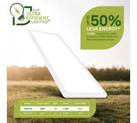 BRILONER - EEK A LED Ceiling lamp Efficient with 14W at 3000lm, Approx. 50,000h Light, Flat, indirect Light, LED lamp, LED Ceiling Light, Living Room lamp, LED Panel, Kitchen lamp, 58x20x3 cm, White