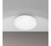 Briloner LED ceiling light Star, white, star decoration, CCT, dimmable
