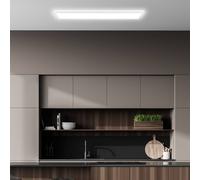 Briloner LED ceiling light Tava A, 98x20 cm, plastic, white
