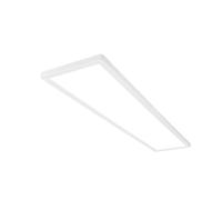 Briloner - LED Ceiling Light, Ultra Slim Panel Lamp, 98x20x3 cm, Backlight Effect, Neutral White Light, Flush Mount, 36W, 4800 Lum, Ceiling Lights Living Room, Kitchen, Office, White