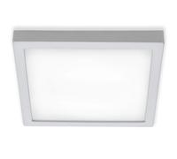 Briloner LED Ceiling Light Wall Lamp Chrome Matt 30x30cm 21W 4000K