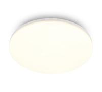 BRILONER - LED Ceiling Light, Warm-White 3000K, 24 W Module at 2550 lm, Ceiling Lights Living Room, LED Lights for Bedroom, Kitchen Light, Hallway, 36 x 6.5 cm, White