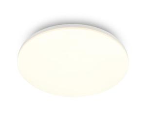 BRILONER - LED Ceiling Light, Warm-White 3000K, 24 W Module at 2550 lm, Ceiling Lights Living Room, LED Lights for Bedroom, Kitchen Light, Hallway, 36 x 6.5 cm, White