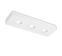 BRILONER LED Ceiling Light with Adjustable Light Colour LED Ceiling Light Swivelling Lamp Under-Unit Light Kitchen Living Room Lamp White 3 Pieces