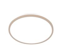 BRILONER - LED Ceiling Light with indirect Light, Neutral White Tone, 15W, 1500lm, LED lamp, Mount for Living Room, Bedroom Fixture, Lounge Lighting, 28 x 4.2 cm, Beige