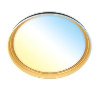 BRILONER - LED Ceiling Light with Remote Control, CCT, Night Light, Timer, Ceiling Lights for Living Room, Bedroom, Lounge, 51 x 7.5 cm, Black-Gold