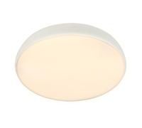 BRILONER - LED Ceiling Light with Remote Control, Dimmable, Warm White to Neutral White, LED Light, Ceiling Lights for Living Room, Ceiling Lights Bedroom, Ceiling Light Lounge, 35X8.5 cm, White