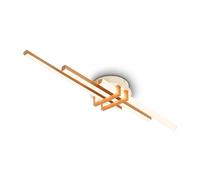 BRILONER - LED Ceiling Light with Warm White Light, Corner Profiles, LED Light, Ceiling Lights for Living Room, Ceiling Lights Bedroom, Ceiling Light Lounge, 78.5 X 16 X 7.5 cm, Coffee