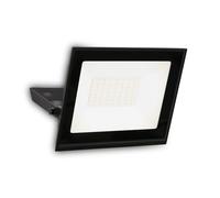BRILONER - LED Floodlight Outdoor with Neutral White Light, 30W 2700lm, Adjustable, IP65 Dust and Water Resistant, Security Light, Exterior Spotlight, Wall Lamp, Garden, Garage, 14x17x3 cm, Black