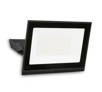 BRILONER - LED Floodlight Outdoor with Neutral White Light, 50W 4500lm, Adjustable, IP65 Dust and Water Resistant, Security Light, Exterior Spotlight, Wall Lamp, Garden, Garage, 17.5x18.5x3 cm, Black