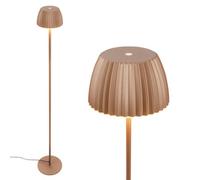 BRILONER - LED Floor lamp with Touch, dimmable, Light Edge, Warm White, Living Room, Standard Light, Standing Floor, 19x124 cm, Coffee