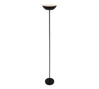 BRILONER LED Floor Lamp Wireless with Touch Continuously Dimmable Battery & Light Source Exchangeable Battery Floor Lamp Living Room Ceiling Floodlight Decorative Lamp 170 cm High Black