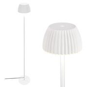 Briloner Led Floor Lamp Free Standing Warm Light Reading Usb-C 8W Dimmer 1240mm Off White