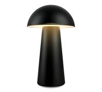 Briloner - LED Mini Table Lamp, Rechargable Lamp, Night Light, Dimmable Mushroom Lamp, Touch Bedside Lamps, IP44, Cordless Light, LED Outdoor Camping Light, Garden Lights, 12x19.5 cm, Matt-Black