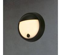 Briloner LED outdoor wall lamp with rechargeable battery, 3784015, black, touch dimmer,