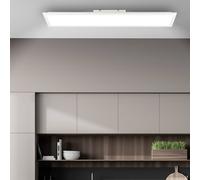 Briloner LED panel Simple A, white, 100 x 25 cm, metal, 4,000 K