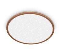 Briloner Slim Led Panel Ceiling Light Living Room Neutral White Starry Sky Effect 37,5Cm, 22W, 3000Lm