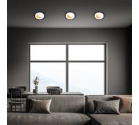 Briloner LED recessed light 7609 3,000K/4,000K Ø 14 cm