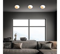 Briloner LED recessed light 7609 3,000K/4,000K Ø 17 cm