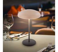 Briloner LED rechargeable table lamp Brilo unplugged Caxa, beige/anthracite