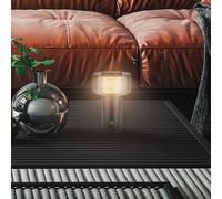 Briloner LED rechargeable table lamp Brilo unplugged Gila, gold/black 21 cm