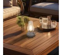 Briloner LED rechargeable table lamp Brilo unplugged Kanea, anthracite, 18 cm