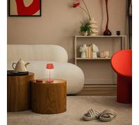 Briloner LED rechargeable table lamp Brilo unplugged Riffle, 20 cm, orange