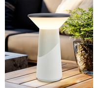 Briloner LED rechargeable table lamp Pilia anthracite/light grey Height 24 cm IP44