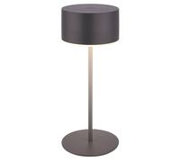 BRILONER - Rechargeable LED Table Lamp IP44 with Touch, Dimmable, Light Edge, LED Light, Battery, Cordless, 8X18 cm, Anthracite