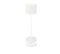 BRILONER - LED Table Lamp Wireless IP44 with Charging Station, Dimmable in Levels, Battery & Light Source Exchangeable, Bedside Lamp, Decorative Lamp, LED Lamp, Battery Table Lamp, Living Room, 39.5 x