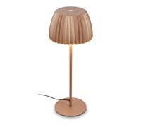 BRILONER - LED Table lamp with Touch, dimmable, Warm White, Light Edge, Lounge, Bedroom, Table Light, Bedside, 14.3x36 cm, Coffee