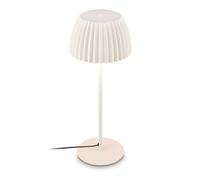 BRILONER - LED Table lamp with Touch, dimmable, Warm White, Light Edge, Lounge, Table Light, Bedroom, Bedside, 14.3x36 cm, Off White