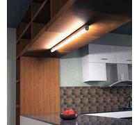 BRILONER - LED Strip with On/Off Switch, Neutral White Light Colour, Includes Plug Cable, Under-Unit Light, Kitchen, LED Light Strip, Kitchen, Cabinet Lighting, Kitchen Lamp, LED Lamp, 58.5 x 2.2 x 3