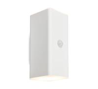 Briloner Battery Powered White Outdoor Wall Light