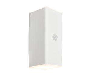 BRILONER - LED Wall Light Battery with Motion Sensor, Twilight Sensor, 20 Seconds Timer, Outdoor Light, Wall Light, Outdoor Light, Outdoor Wall Light, 15.5 x 6.5 x 8.5 cm (H x W x D), White