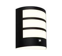 BRILONER - LED wall Light Without Touch Socket, dimmable by Levels, 15 min Timer, Battery wall lamp, Outdoor, Outdoor wall Light, 18 x 15 x 7 cm, Black