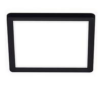 BRILONER Leuchten 7153-415 LED Panel Ceiling Light with Backlight Effect 12 Watt 1400 Lumen 4000 Kelvin White/Black Square 19 x 19 cm
