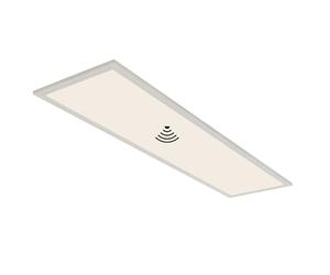 Briloner Leuchten 7189-016 Ceiling lamp, LED Panel with Motion, Daylight Sensor, 4100 lumens, 4000 Kelvin, 38 W, White , 1195x295x49mm (LxBxH)