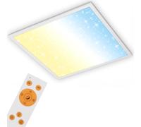 Briloner LED panel Pallas, white, dimmable, CCT, 59.6x59.6cm