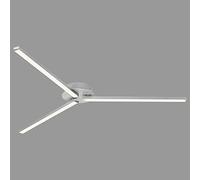 Briloner Leuchten LED Ceiling Light 3-Bulb 2 Arms Swivelling 1,500 Lumen 3,000 Kelvin (Warm White) 15 Watt Aluminium Colour 685 x 593 x 46 mm (L x W x H)