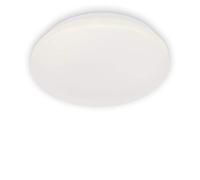 BRILONER Leuchten - LED Ceiling Light, Bathroom Light, Bathroom Light, IP44, 12 watts, 1200 lumens, 4000 Kelvin, White, Ø 28.8 cm