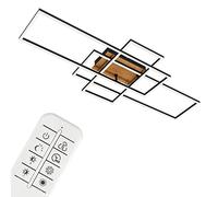 BRILONER Black Wood 2x19W 1x13W CCT LED Ceiling Light Briloner Black