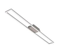 BRILONER Leuchten LED, dimmable Ceiling Light, incl. Memory Function, 20 watts, 1,800 lumens, 3,000 Kelvin, Matte Nickel-Aluminium 1,100 x 120 x 50 mm (L x W x H)